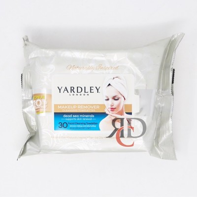 YARDLEY MAKEUP REMOVER 30CT